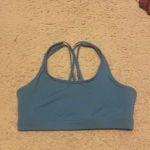 Modiv sports bra with cross back detail